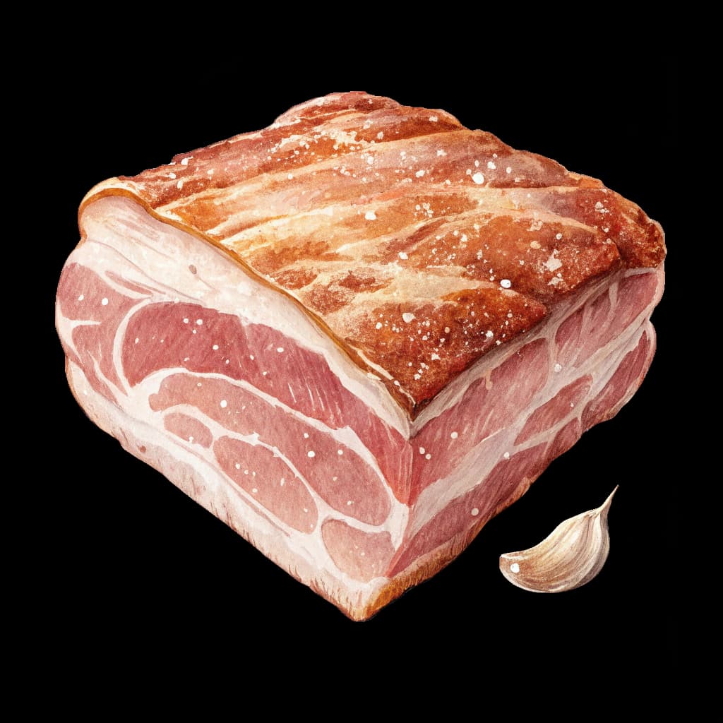 smoked pork belly